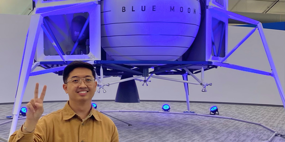 Public relations major reaches for the stars with Blue Origin ...