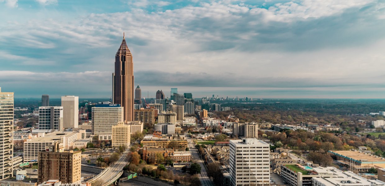Atlanta skyline. 