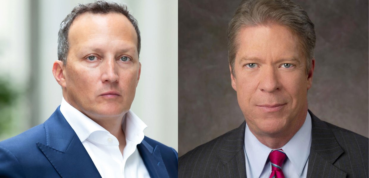 Photo of Major Garrett and David Becker