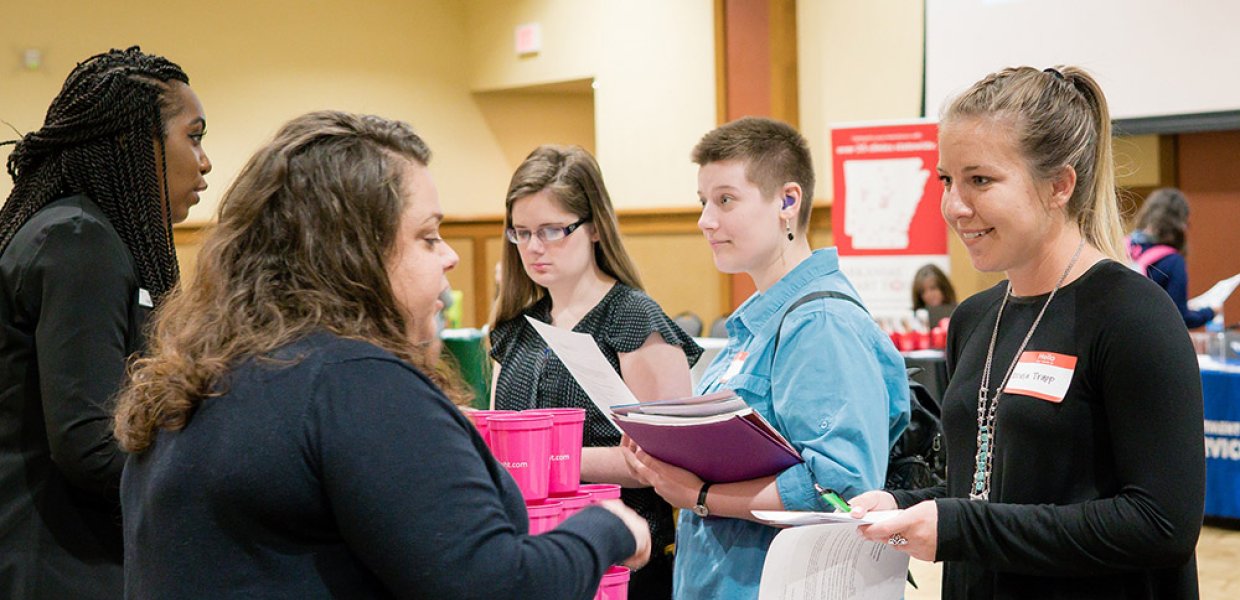 Photo of a career fair