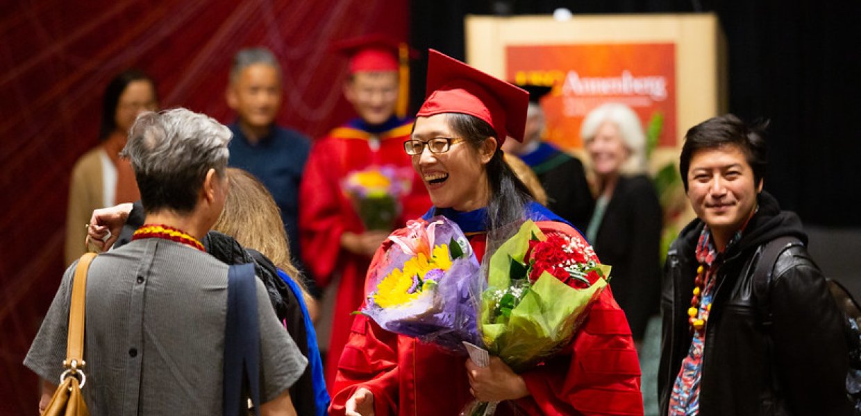 2020 PhD Hooding Ceremony USC Annenberg School for Communication and
