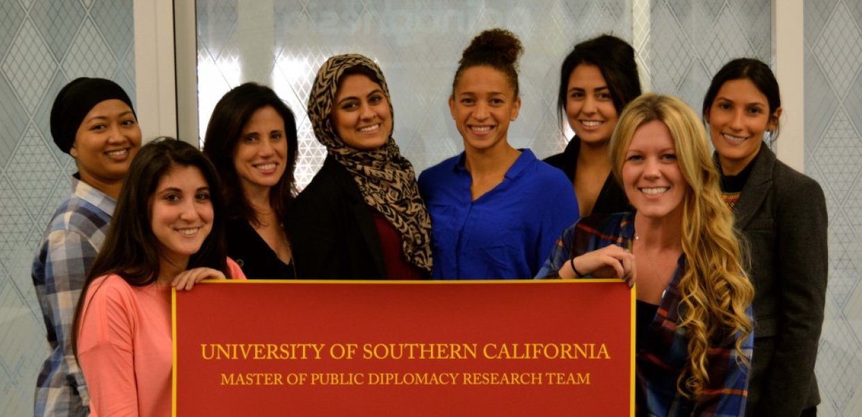 Photo of the Master of Public Diplomacy Research Team