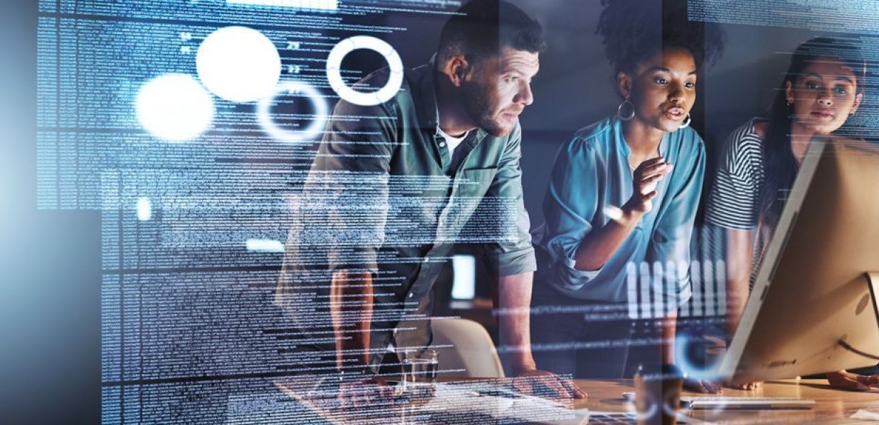 Stock image of IT job