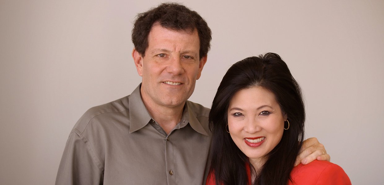 Photo of Nicholas Kristof and Sheryl WuDunn