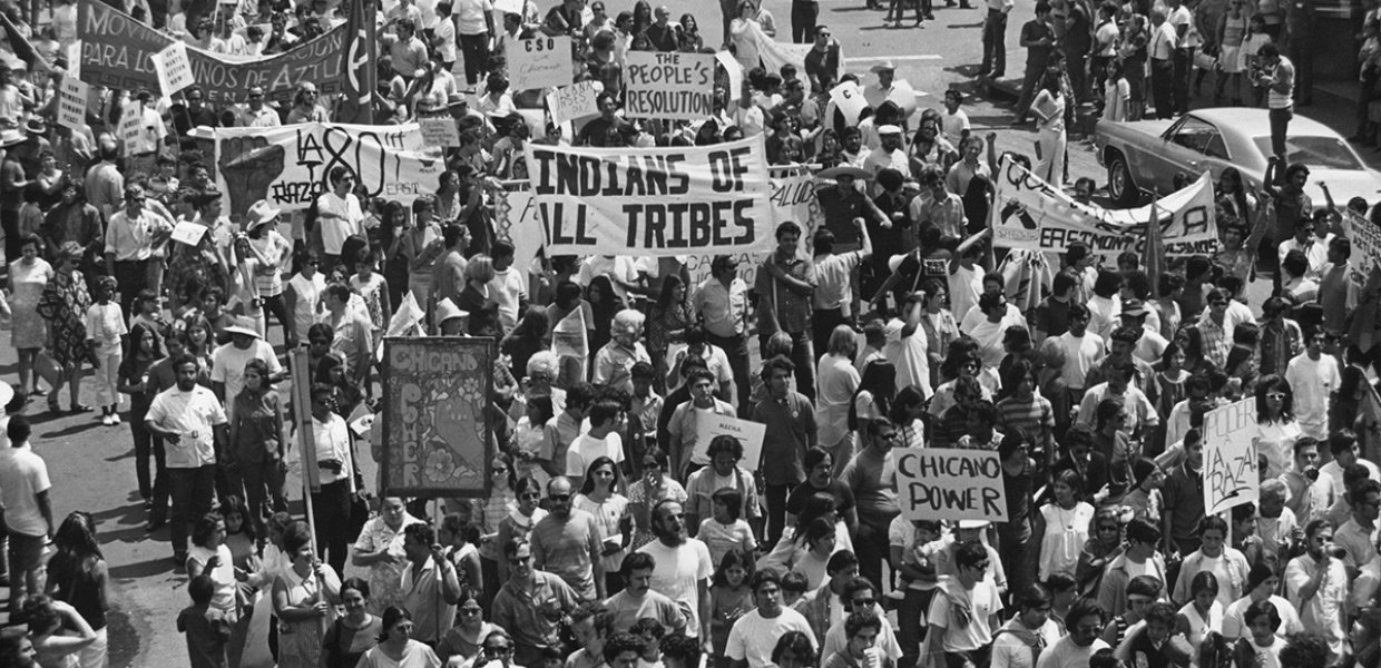 Photo of a Chicano protest