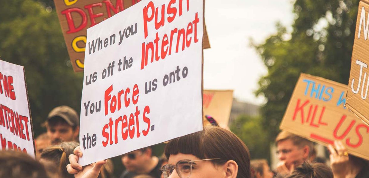Photo of protesters