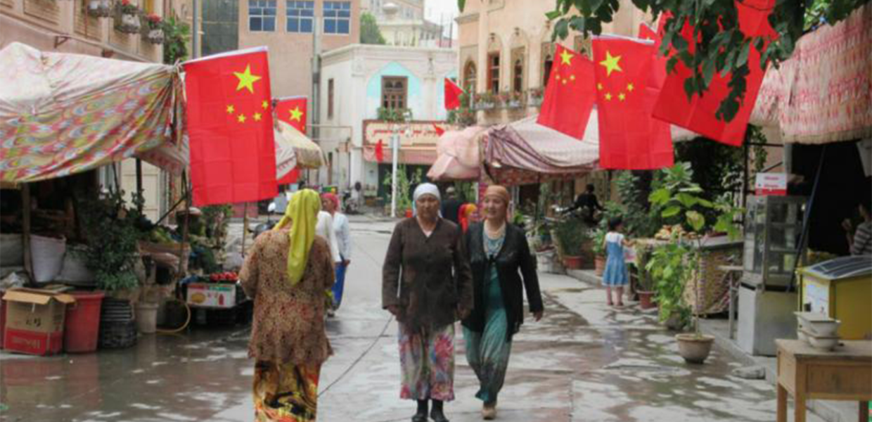 Photo of a street in Xinjiang