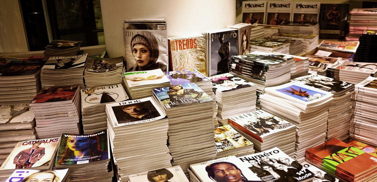 Photo of a stack of books