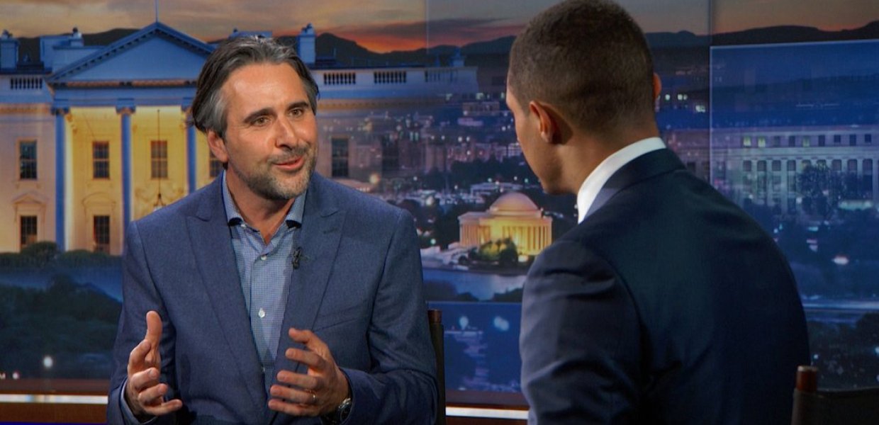 Picture of John Della Volpe on the Daily Show with Trevor Noah