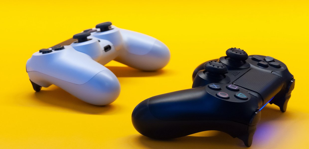 Two game controllers