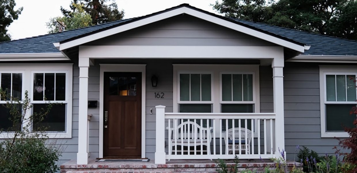 Photo of a house with a porch