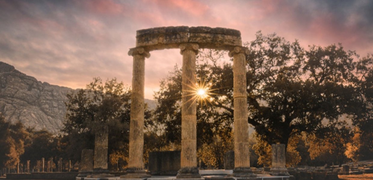 Photo of sunset in Olympia Greece
