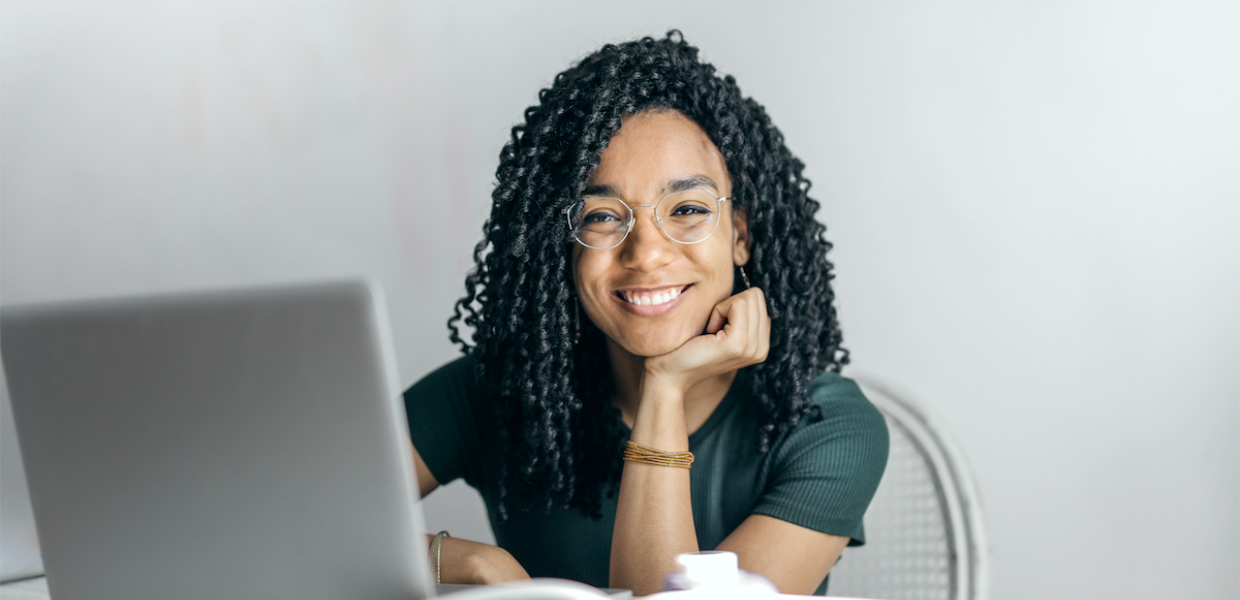 Photo of a person smiling