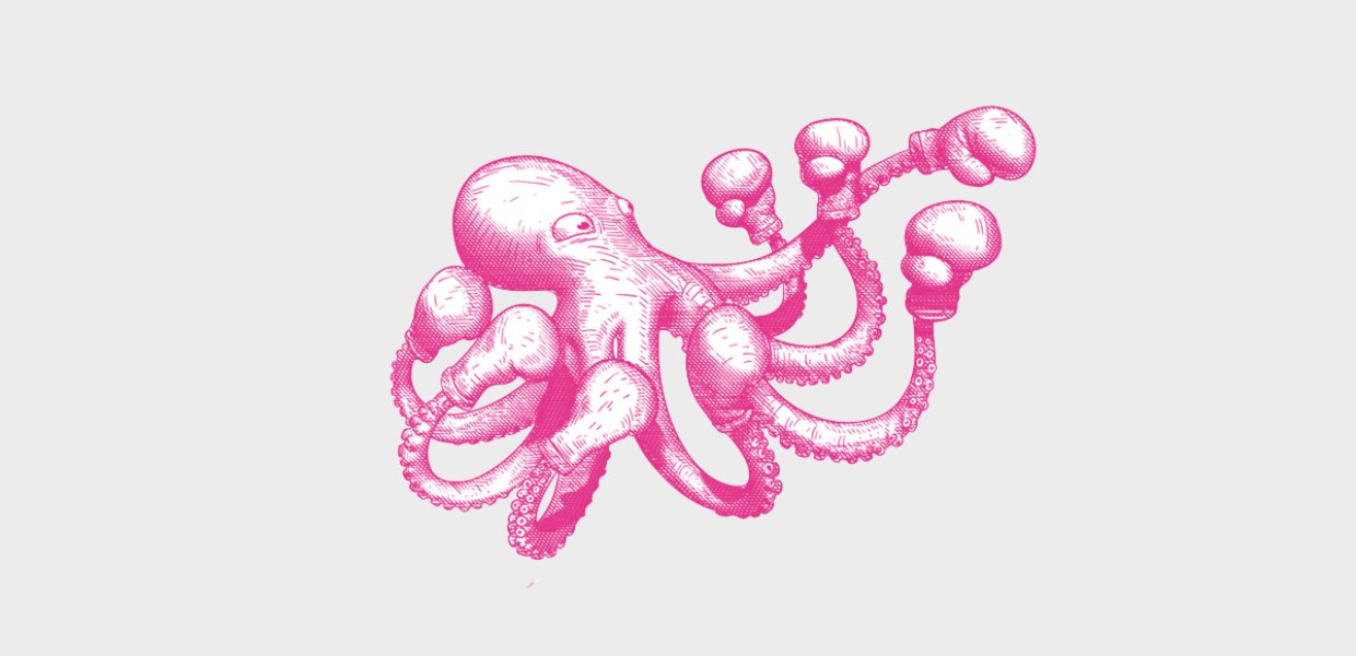 Illustration of an octopus