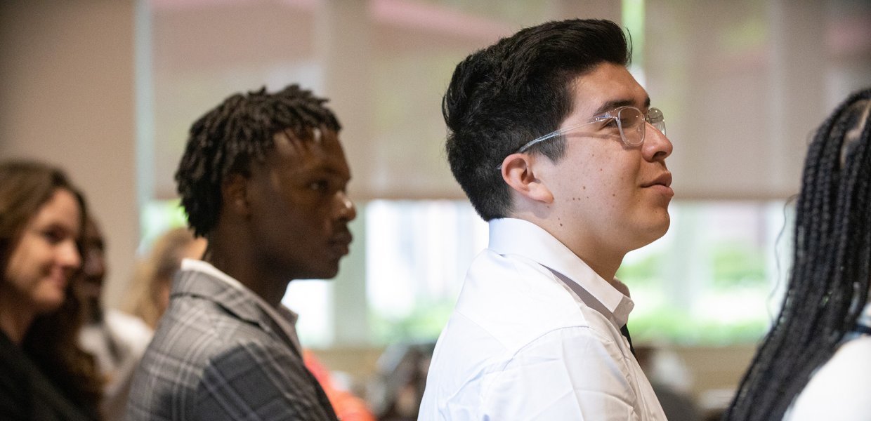 Students in a meeting