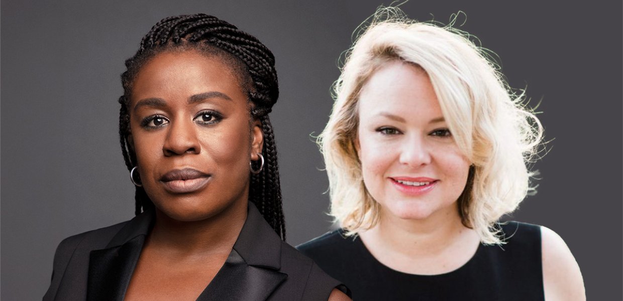 Uzo Aduba and Publicist Rachel Karten