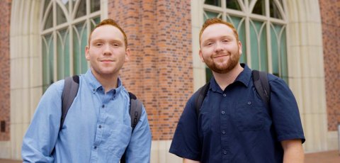 Journalism master’s students continue their journey as identical twin brothers and storytellers
