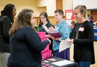 Photo of a career fair