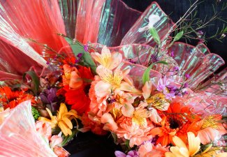 A bouquet of flowers