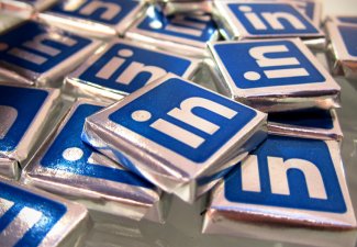 Photo of LinkedIn chocolates.