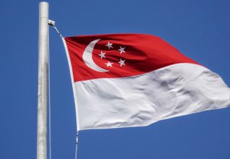 Singapore flag. 