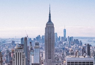 Photo of a New York City skyline