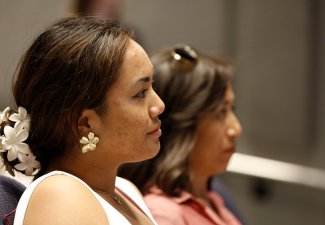 Audience members listen during the Trojan Family Weekend panel "Building the Annenberg portfolio: Maximizing the undergraduate experience"