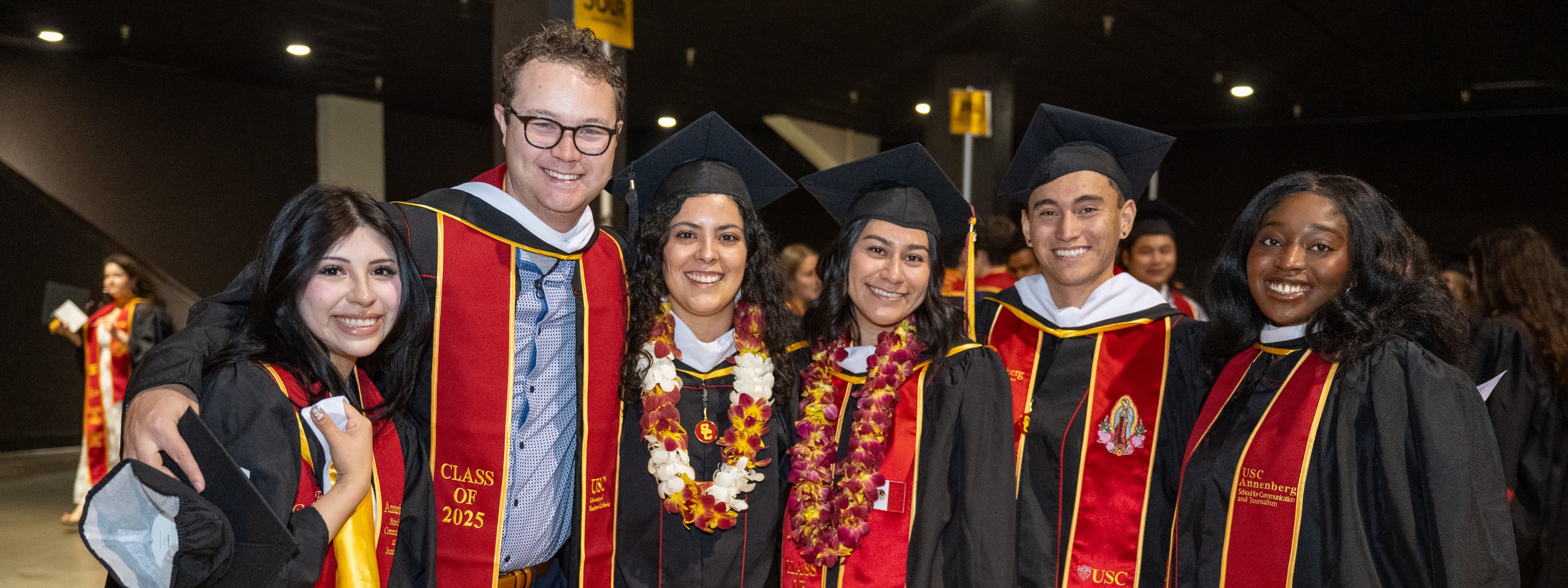 Recent alumni of USC Annenberg, celebrating Commencement 2025