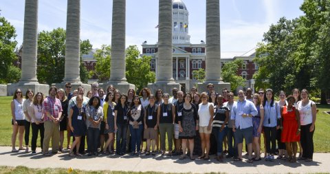 Participants of the NCA Doctoral Honors Seminar at the University of Missouri in July 2015.