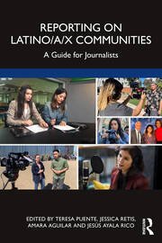 Book cover of "Reporting on Latino/A/X communities"