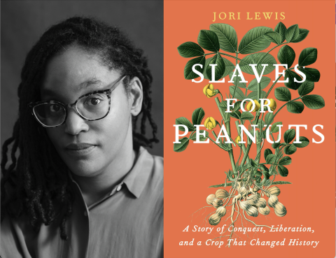 Photo of Jori Lewis and her book cover