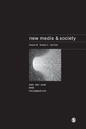New Media & Society journal, April 2016