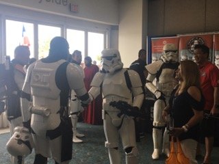Stormtroopers at Comic-Con International in San Diego, July 2016.