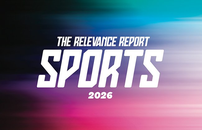 A title thumbnail of the latest Relevance Report: Sports
