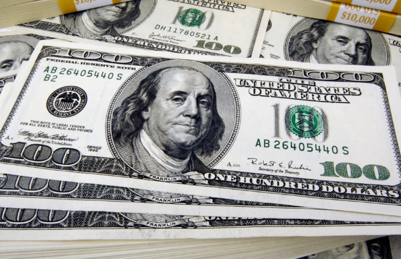 Photo of hundred dollar bills