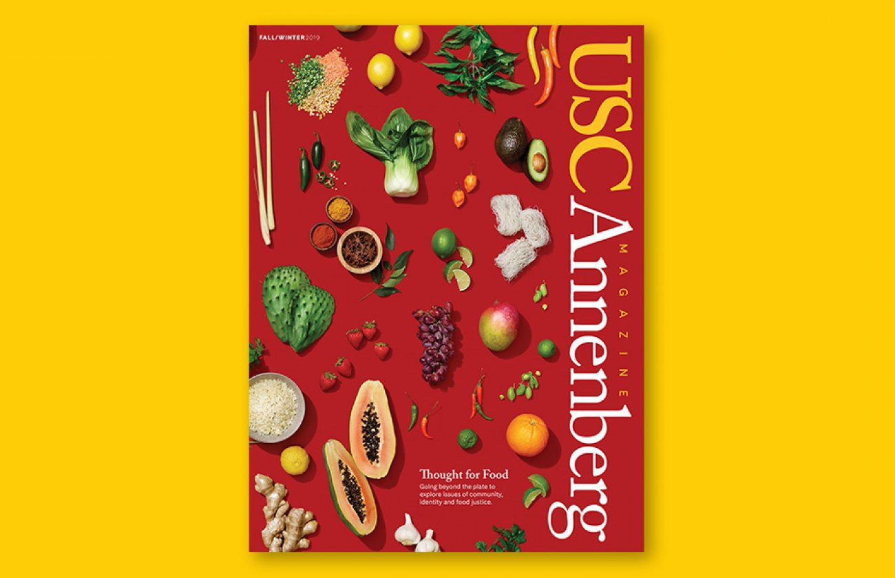 Cover of the USC Annenberg magazine for Fall 2019