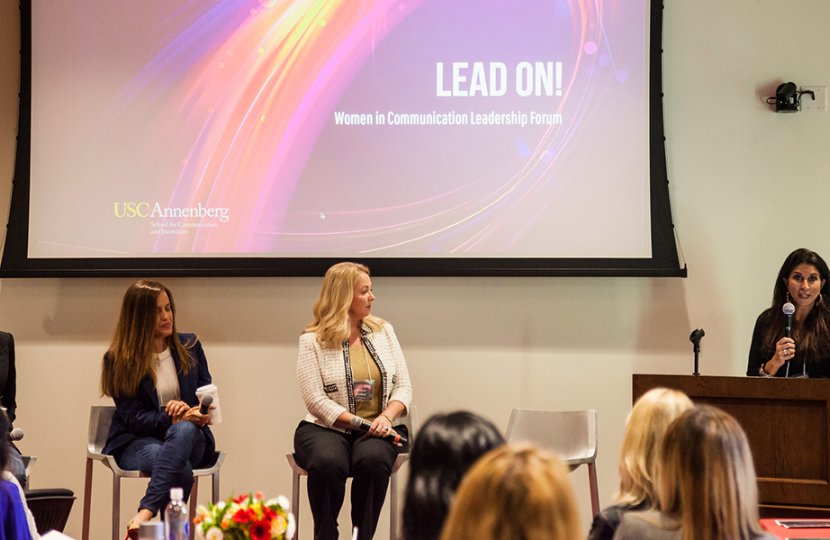 Photo from the Lead On women in communication leadership forum