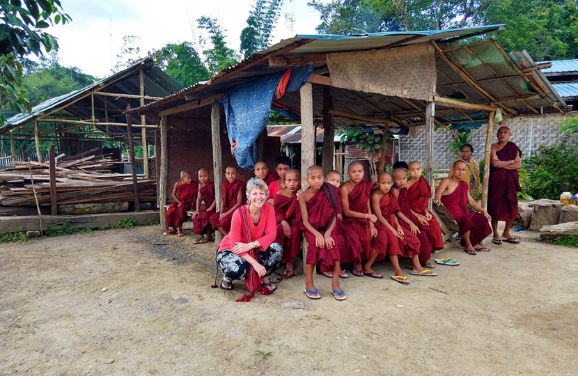 Image of a monastery and orphanage in Nyaung Shwe