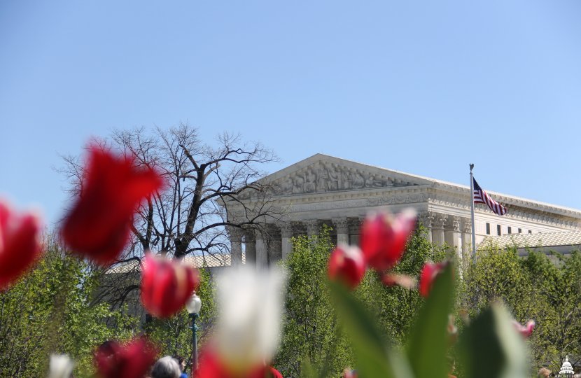 U.S. Supreme Court in Spring, Washington, D.C.