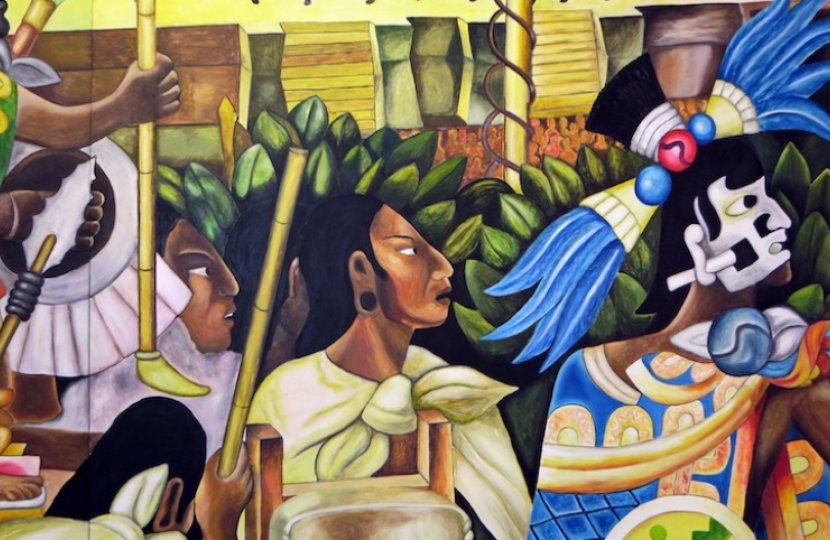 Photo of a Mexican mural