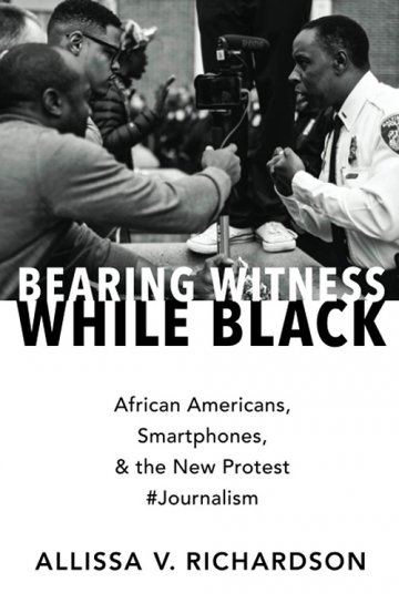 Title poster that reads "Bearing witness while Black"