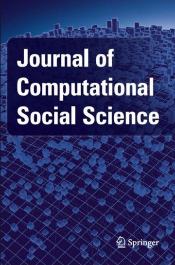 Journal of Computational Science cover image over blue background.