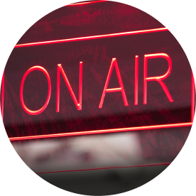 ON AIR sign